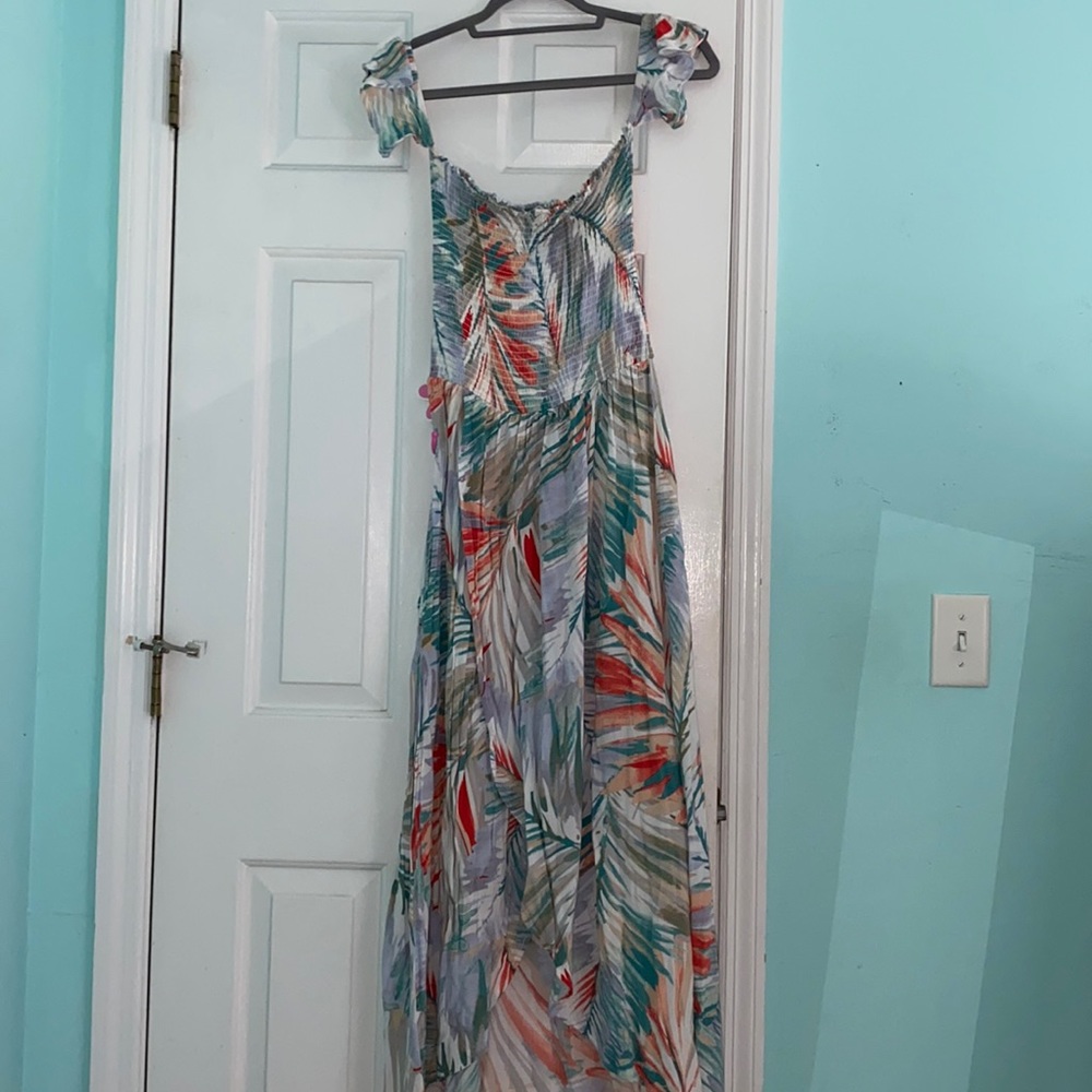Asymmetrical Maxi, off the shoulder dress